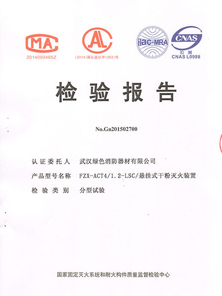 貯壓懸掛式4公斤報(bào)告